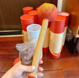 Gậy ngải cứu đập đả thông kinh lạc