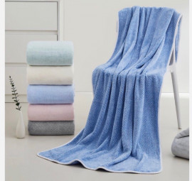 Khăn tắm cotton nguyên chất 7A kháng khuẩn 170*90cm (Sanli)