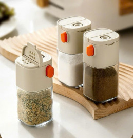 Combo 2 lọ thuỷ tinh đựng gia vị