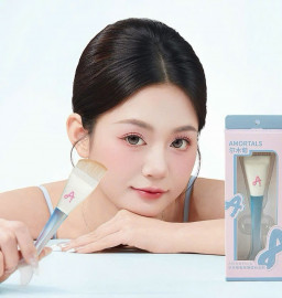 Cọ mềm trang điểm kem nền kèm khăn tẩy trang